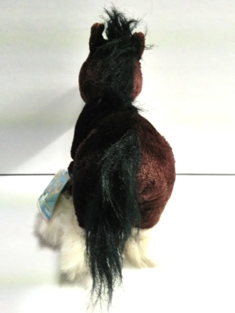 Clydesdale Horse Ganz Webkinz Plush Stuffed Animal HM139 Brown 8.5